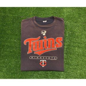 Vintage Minnesota Twins shirt extra large Y2K mens blue unisex short sleeve